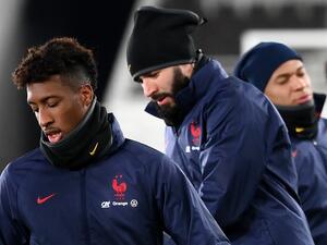 جانب من تدريبات منتخب فرنسا
