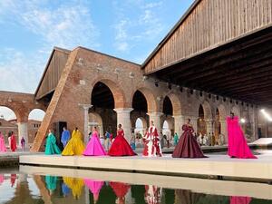 Luxury Italian fashion house Valentino has unveiled a range of 15 couture abayas