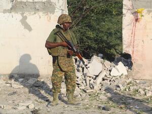 Car bomb blast near Somali Security Ministry kills 1 journalist.