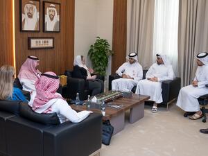 مدينة الشارقة للإعلام (شمس) تستقبل وفداً من الهيئة العامة للإعلام المرئي والمسموع بوزارة الاعلام في المملكة العربية السعودية