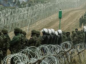 مهاجرون على حدود بيلاروسيا