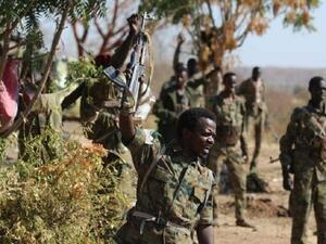 قوات سودانية على الحدود مع اثيوبيا