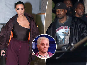 كانيه ويست وكيم كارداشيان وبيت ديفيدسون 