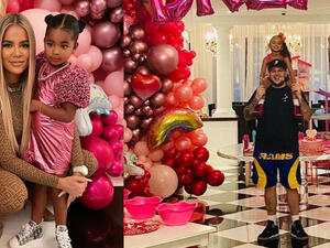 The celebration was thrown by Khloe