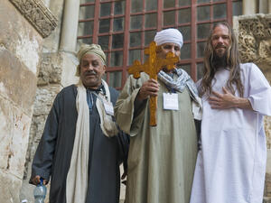 Coptic Christians are estimated to make up 10 percent to 25 percent of Egypt's population of 106 million. 