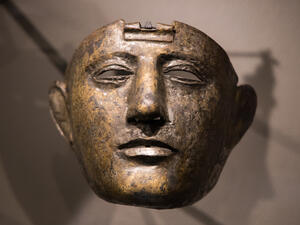 Roman soldier's face mask is uncovered in Turkey