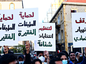protest in lebanon
