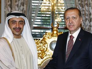 محمد بن زايد والرئيس اردوغان