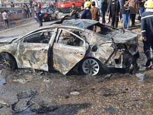 من موقع انفجار البصرة