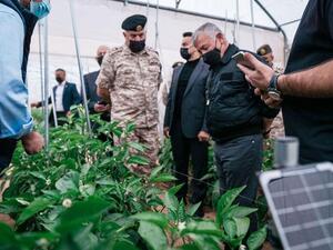 King Abdullah in Al Ghamr 