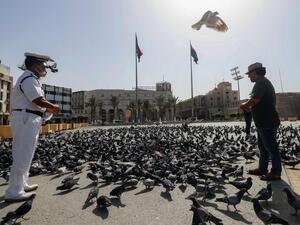 Martyrs Square in downtown Tripoli 