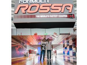 Ferrari World Abu Dhabi Welcomes Formula 1 Drivers Charles Leclerc and Carlos Sainz Jr.