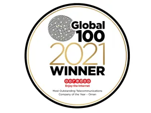 Ooredoo تحصد لقب جائزة ’أفضل شركة اتصالات ‘ضمن جوائز أفضل 100 شركة عالمية في 2021