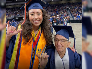 Rene Neira, from San Antonio, Texas, first enrolled in college in the 1950s
