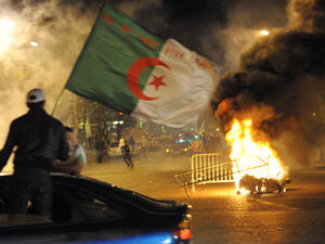 احتفالات الجزائريين في فرنسا بكأس العرب