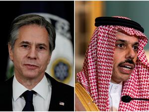 وزير الخارجية فيصل بن فرحان الثلاثاء اتصالا هاتفيا من نظيره الأمريكي أنتوني بلينكن.