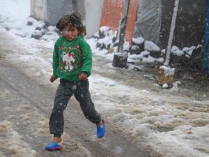 وفاة 3 أطفال سوريين بسبب البرد القارس