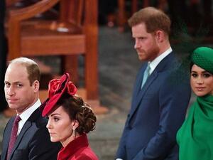 الأمير هاري وميغان ماركل والأمير ويليام