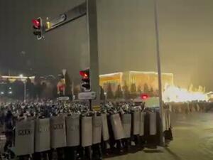 احتجاجات في كازاخستان