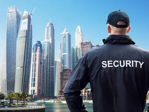 Dubai Police have arrested an Asian man for throwing a glass bottle from a balcony