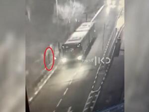 مشهد من فيديو إطلاق نار على حافلة ركاب في القدس المحتلة