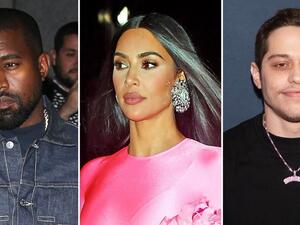 كيم كارداشيان وبيت ديفيدسون وكانيه ويست