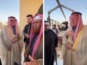 والد ثواب السبيعي يكرم ضيوفه