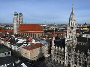 A view of the church of Our Lady