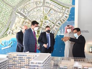 Eagle Hills Diyar Welcomed a Visit by the Minister for International Trade