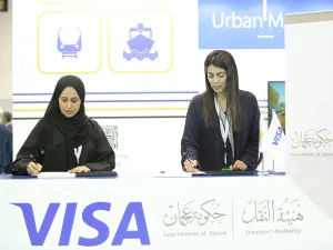 هيئة النقل –عجمان وVisa توقعان مذكرة تفاهم لتبني حلول المدفوعات اللاتلامسية في المواصلات العامة بالإمارة 