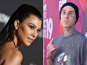 كورتني كارداشيان وترافيس باركر