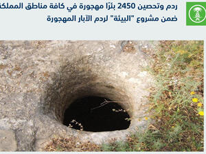  الهدف من ردم الآبار، هو تأمين سلامة عابري الطرق والمتنزهين