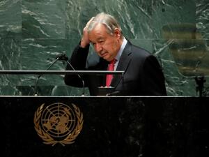الأمين العام للأمم المتحدة أنطونيو غوتيريش