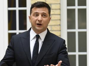 الرئيس الأوكراني فلاديمير زيلينسكي