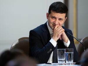 الرئيس الأوكراني فولوديمير زيلينسكي