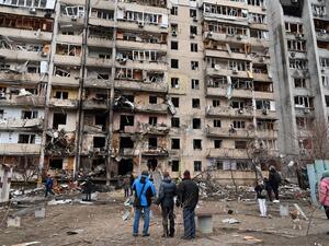 Destruction in Kiev 
