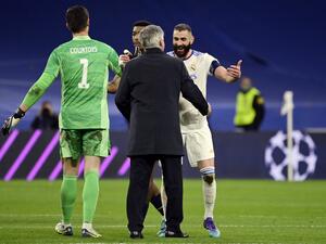 بنزيمة ينقذ ريال مدريد والمدرب كارلو أنشيلوتي