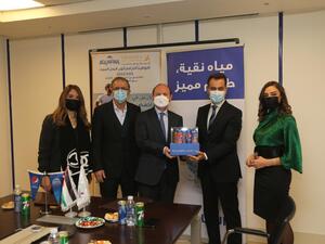 حفل توقيع اتفاقية شراكة بين الجمعية الأردنية للماراثونات (Run Jordan) وشركة مياه "أكوافينا"