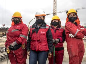 ACCIONA Marks a Milestone in the Construcction Industry With the Raising of a Building Using Women-only Labor