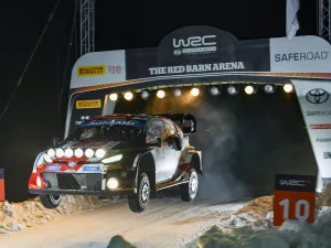 Gazoo Racing Celebrates Victory in Rally Sweden 