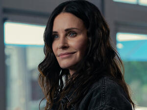 Courtney Cox guest starred on 'Jimmy Kimmel Live!' 