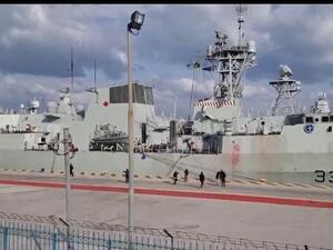 سفينة الناتو في اليونان