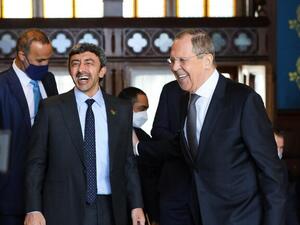 لافروف يستقبل وزير الخارجية الإماراتي الشيخ عبد الله بن زايد