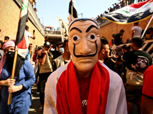 Iraqi protestors 
