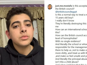 homophobia in British school
