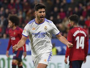 آسينسيو يقود ريال مدريد للتغلب على أوساسونا