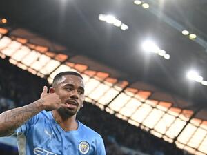 غابرييل جيزوس يقود مانشستر سيتي لفوز جديد (المصدر: أ ف ب)