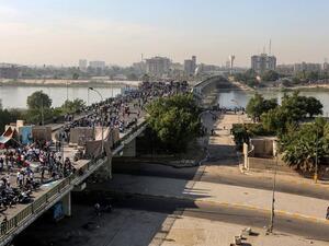 Sinak Bridge in Baghdad 