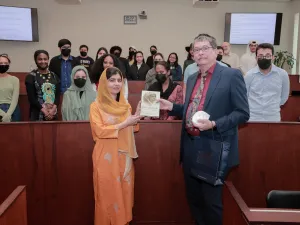 Malala Urges Georgetown Students to Take On Fight for Education Rights for All at QF