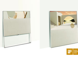 مجموعة شاشات OLED OBJET من إل جي تفوز   بجائزة التصميم الذهبية IF